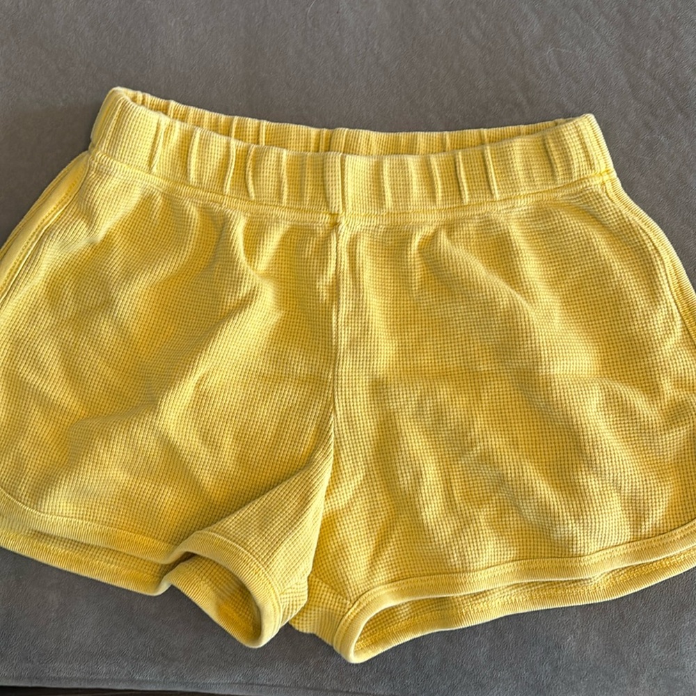 Running shorts Brandy Melville size s yellow